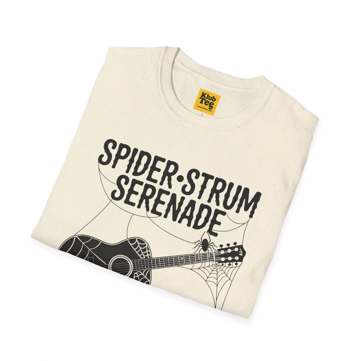 Spider Strum Serenade Halloween Music T-Shirt