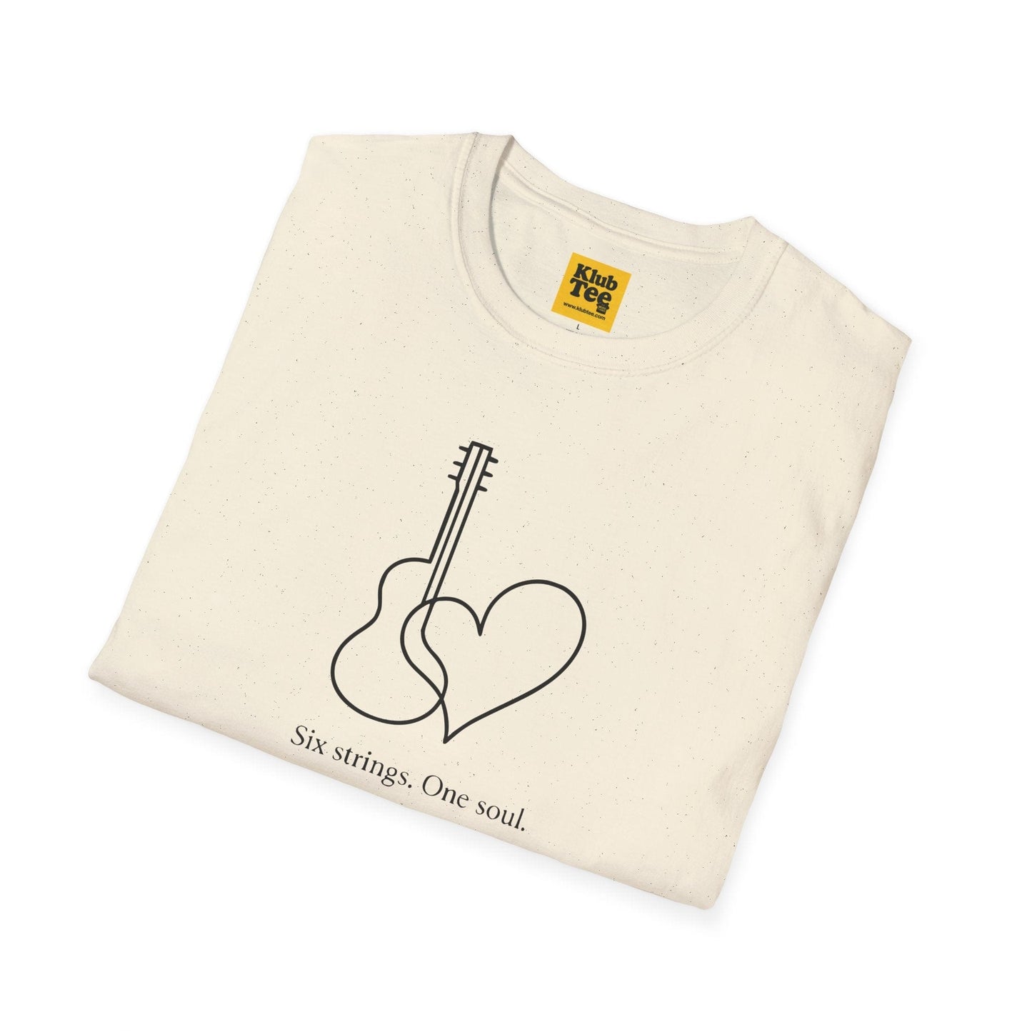 Six Strings One Soul T-Shirt - Guitar Love