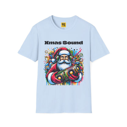 Xmas Sound T-Shirt - Festive Holiday Music Vibe