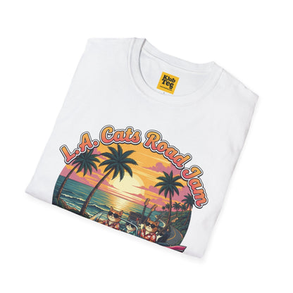Retro LA Beach Vibes T-Shirt - Summer Vacation Tee