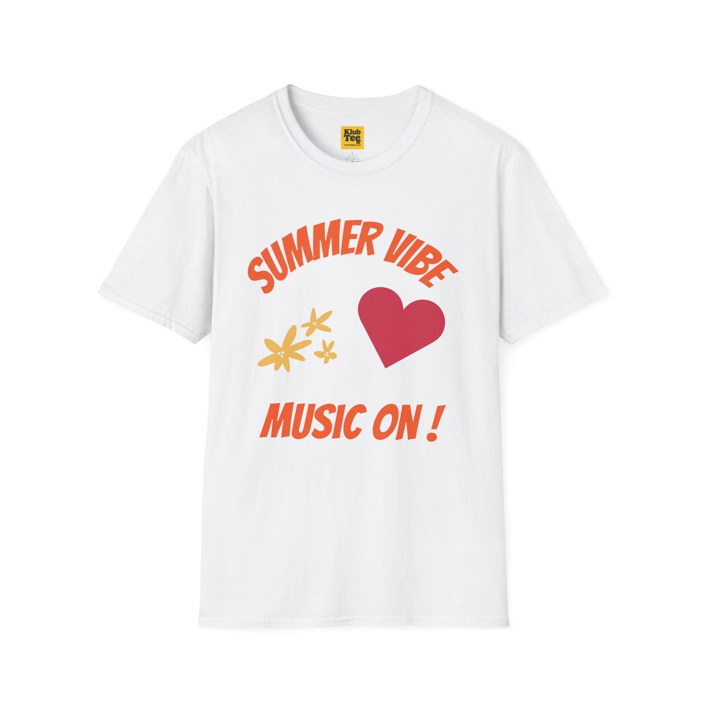 Summer Vibe Music On T-Shirt - Seasonal