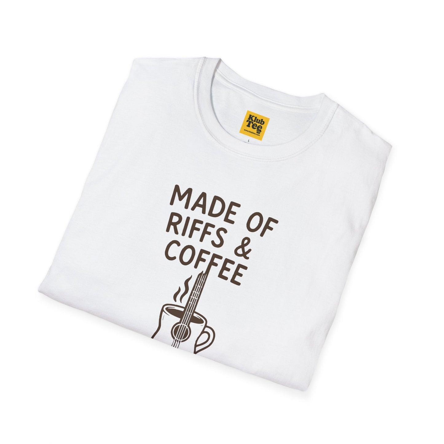 Made of Riffs & Coffee T-Shirt - Musician Life
