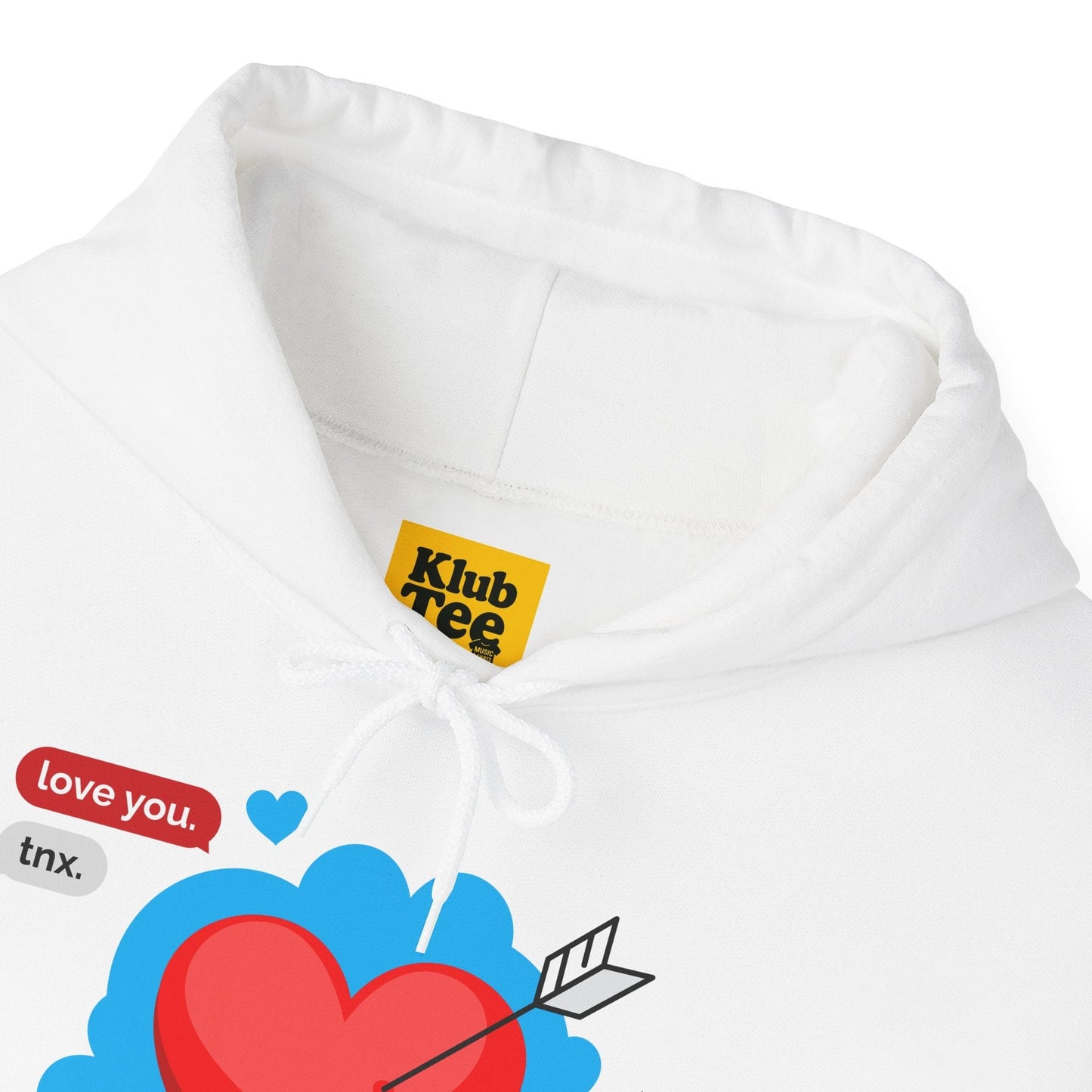 Love You Heart Hoodie - Gift for your love
