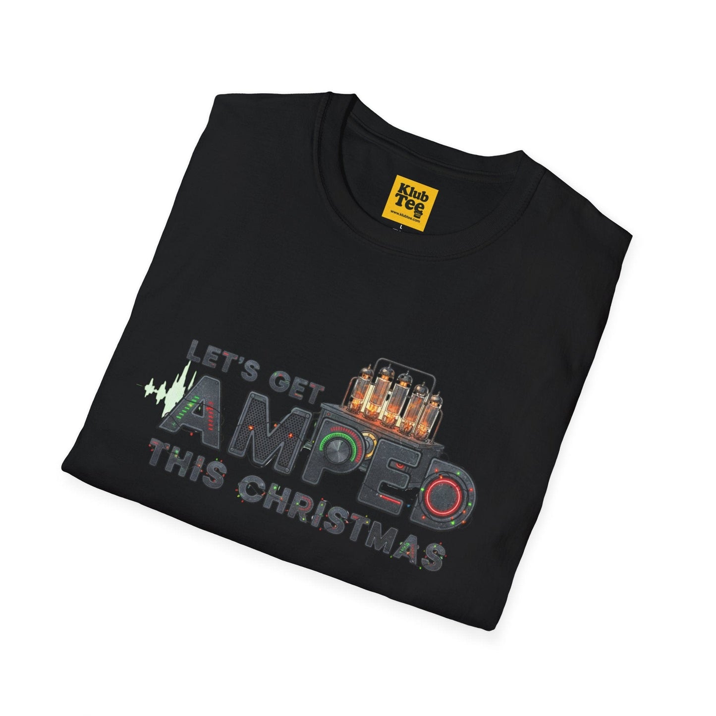 Amped Christmas T-Shirt - Rock Music Holiday Tee