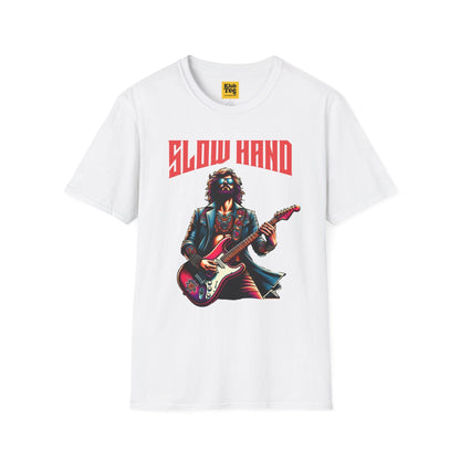 Slow Hand Retro Blues T-Shirt - Guitar Legend Tribute