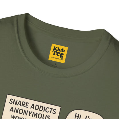 Snare Addicts Anonymous T-Shirt - Drummer Humor