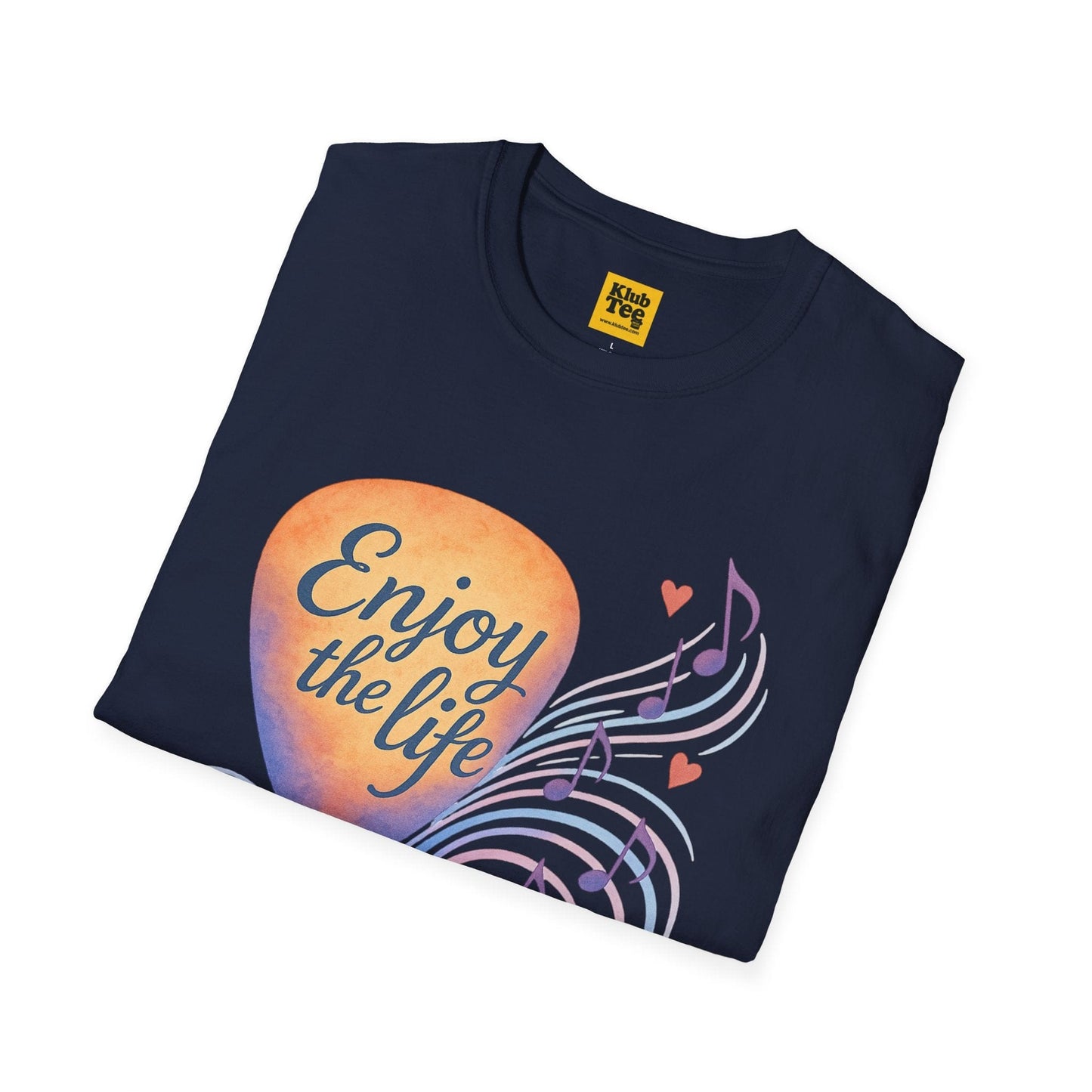 Enjoy The Life Music T-Shirt - Positive Vibes