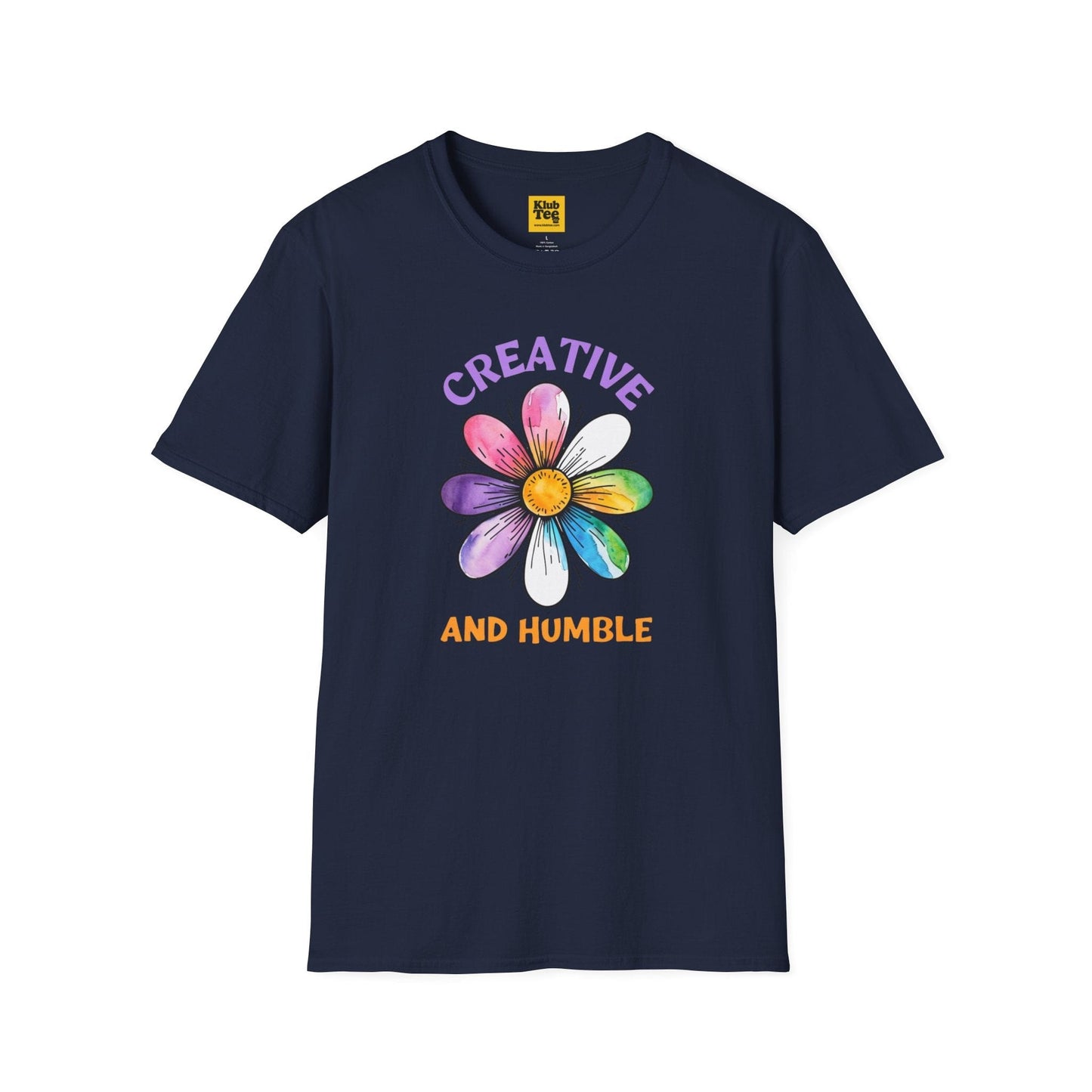 Creative and Humble T-Shirt - Floral Music