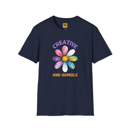 Creative and Humble T-Shirt - Floral Music