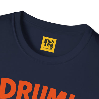 Drum! Graphic T-Shirt - Bold Percussion Design