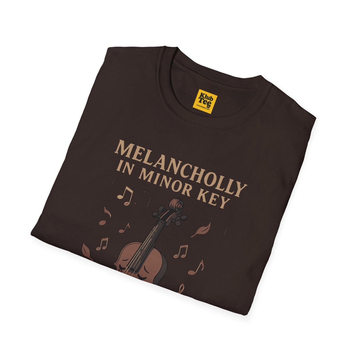 Melancholy Violin T-Shirt - Emotional Music