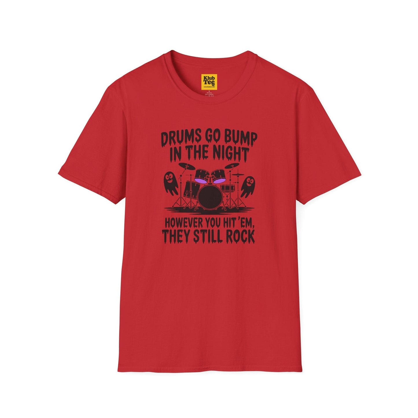 Spooky Drummer T-Shirt - Halloween Music Tee
