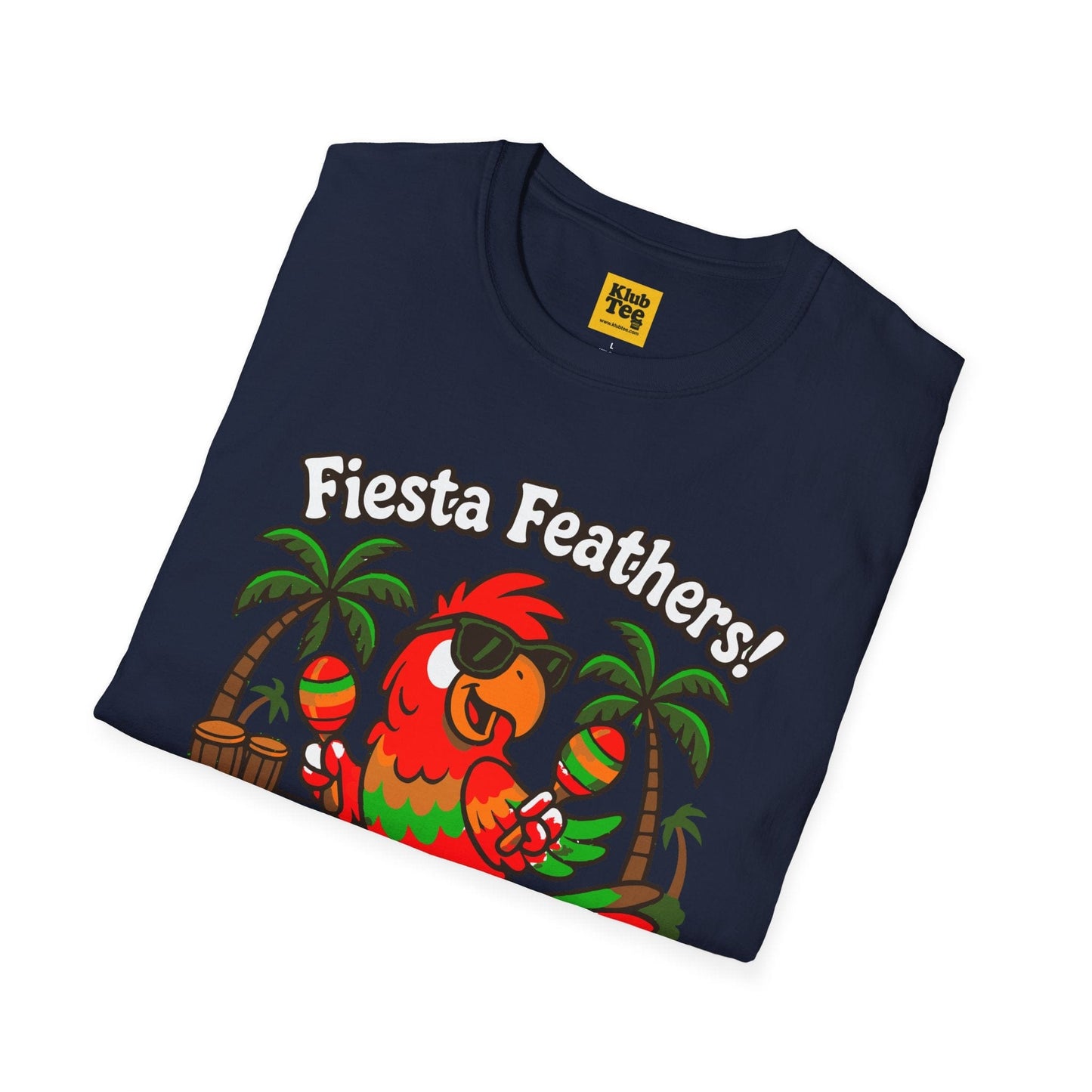 Fiesta Feathers T-Shirt - Tropical Parrot