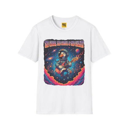 Groovy Galactic Guitar T-Shirt - Cosmic Music Tee