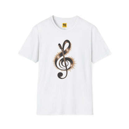 Musical Vibes T-Shirt - Treble Clef Design