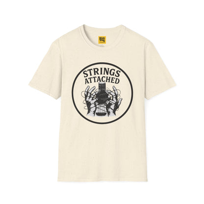 Strings Attached T-Shirt - Guitar Humor