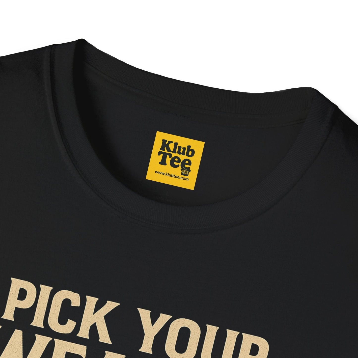 Pick Your Weapon T-Shirt - Guitar Choice