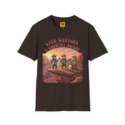 Cats Canyons & Country Roads T-Shirt - Western Style