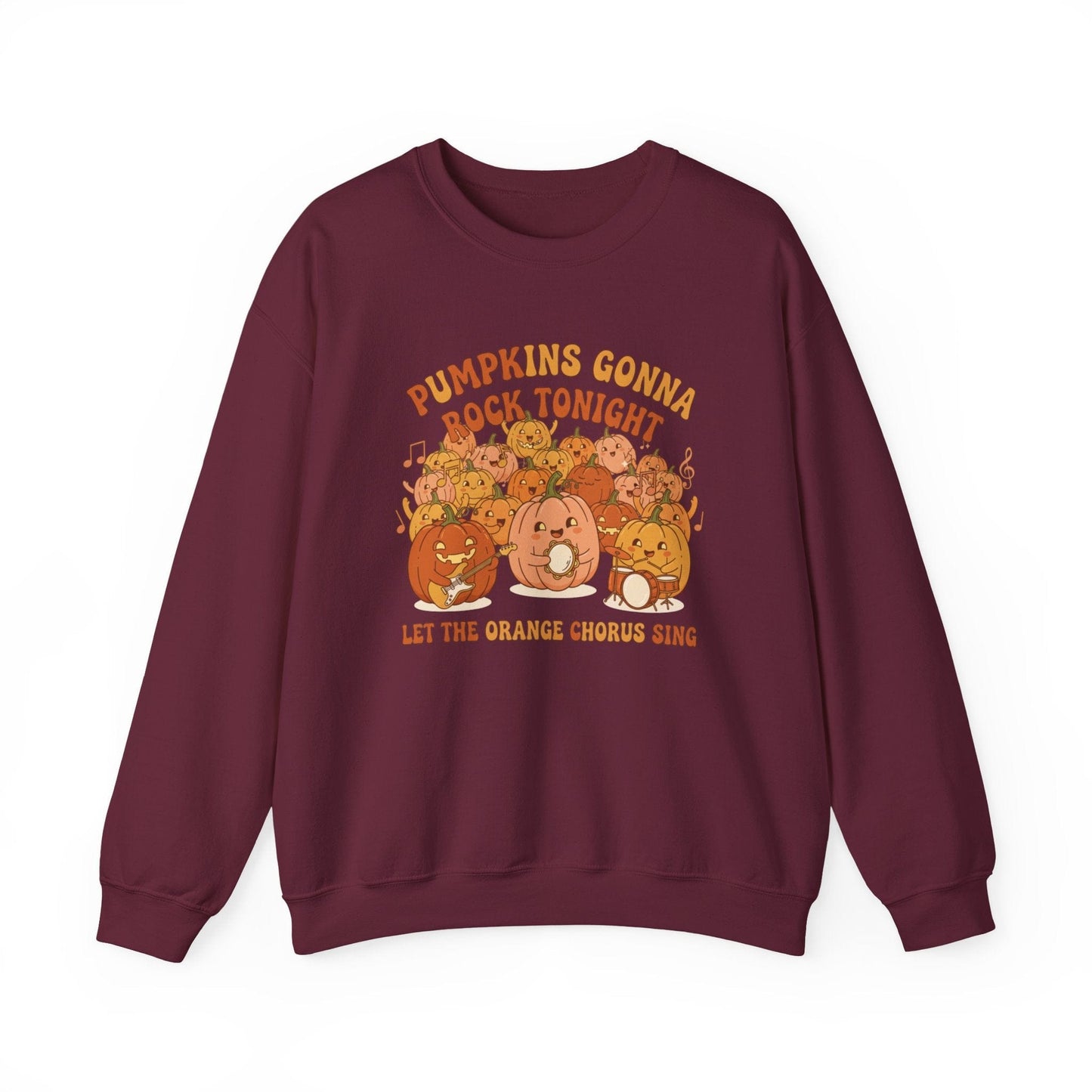 Cozy Pumpkin Sweatshirt - Fall Halloween Fashion