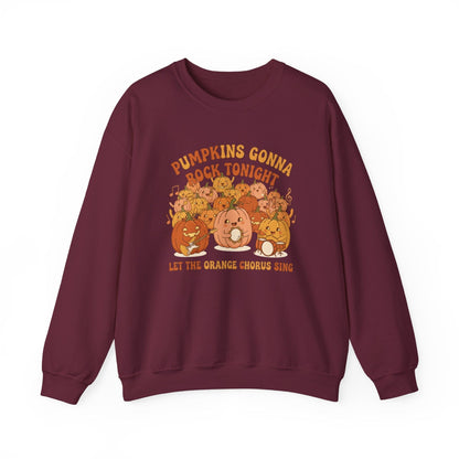 Cozy Pumpkin Sweatshirt - Fall Halloween Fashion