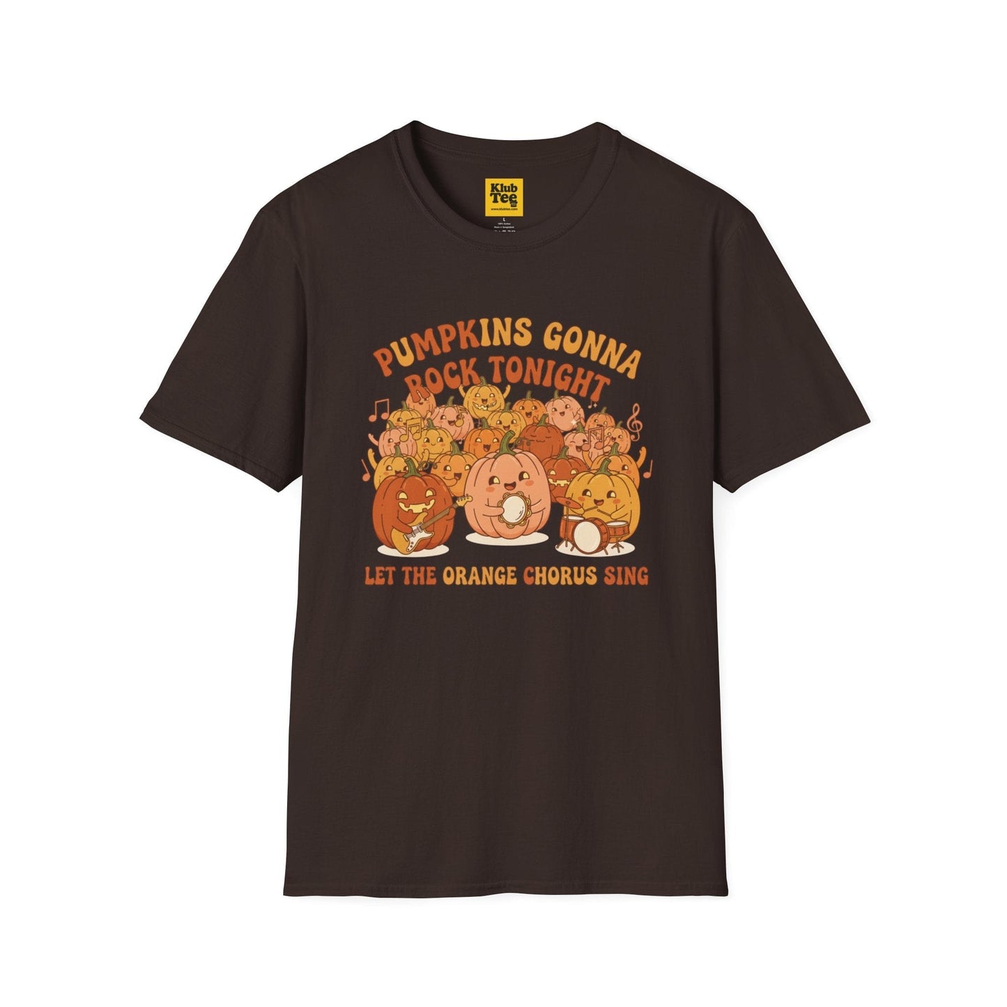 Pumpkin Rock Night T-Shirt - Halloween Fall Vibes
