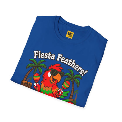 Fiesta Feathers T-Shirt - Tropical Parrot