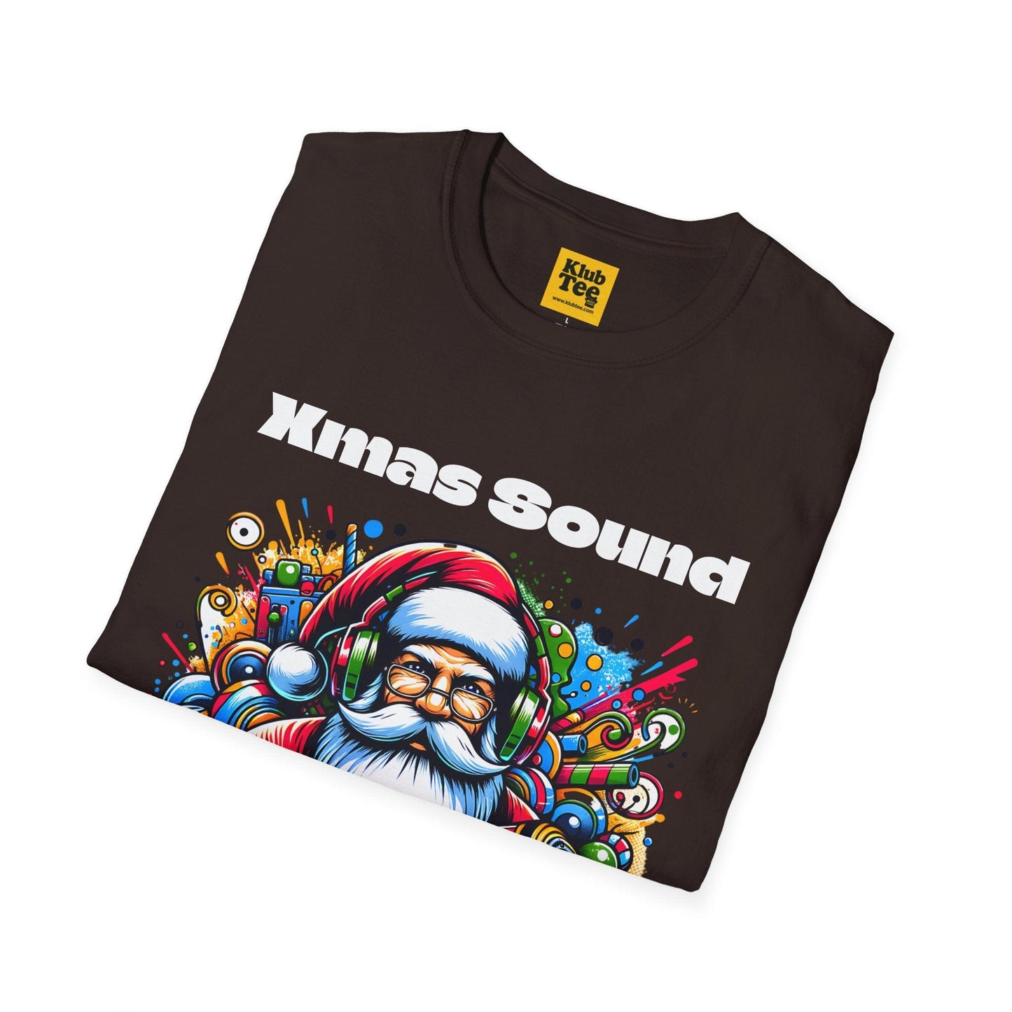 Santa DJ T-Shirt - Christmas Music Party Tee