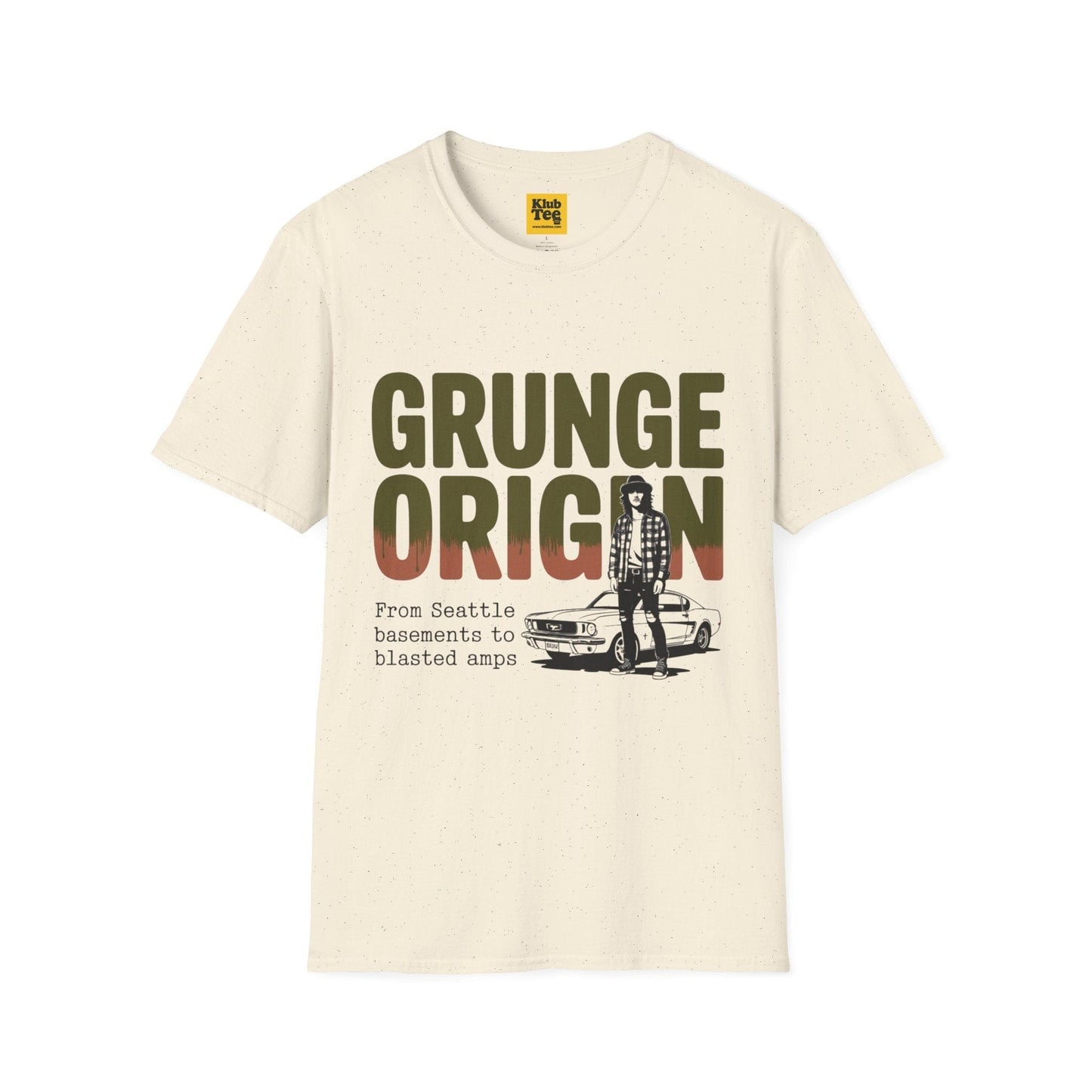 Grunge Origin Band Tee | Vintage Rock Graphic