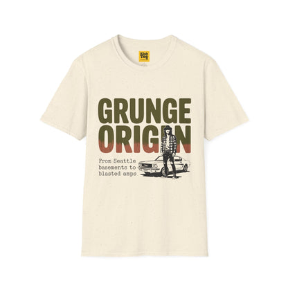 Grunge Origin Band Tee | Vintage Rock Graphic