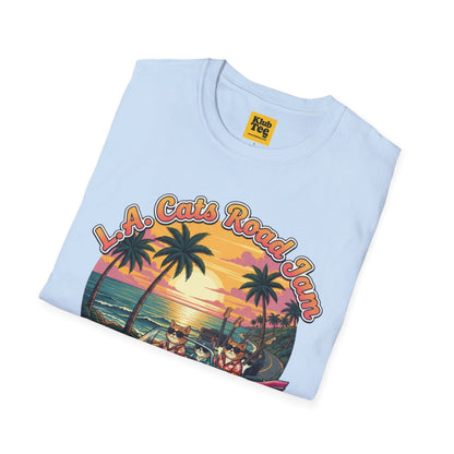 Retro LA Beach Vibes T-Shirt - Summer Vacation Tee