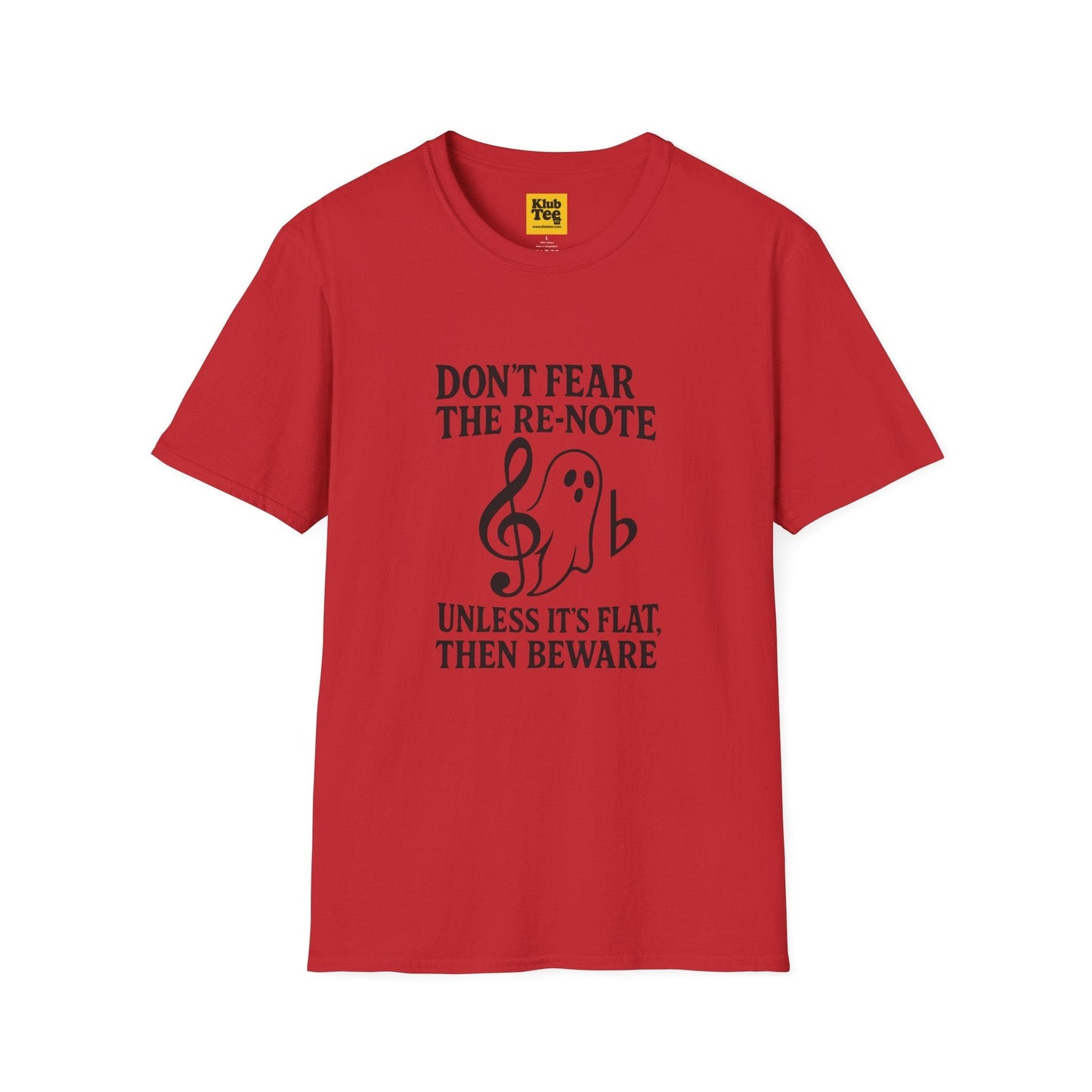 Ghost Note Music Humour T-Shirt - Funny Halloween Tee