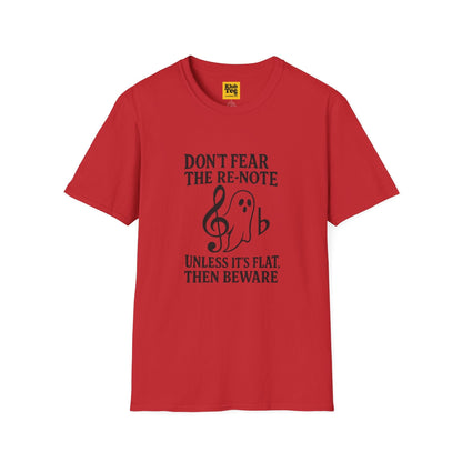 Ghost Note Music Humour T-Shirt - Funny Halloween Tee