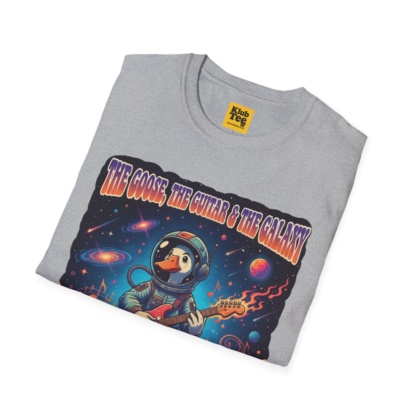 Groovy Galactic Guitar T-Shirt - Cosmic Music Tee