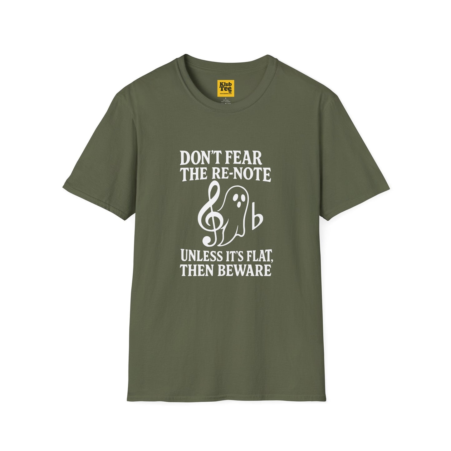Ghostly Music Humour T-Shirt - Halloween Musician Gift