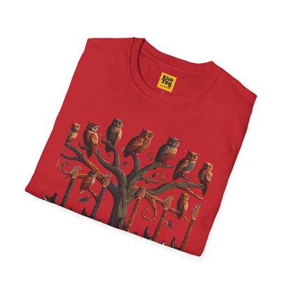 Whimsical Guitar Tree T-Shirt - Nature Music