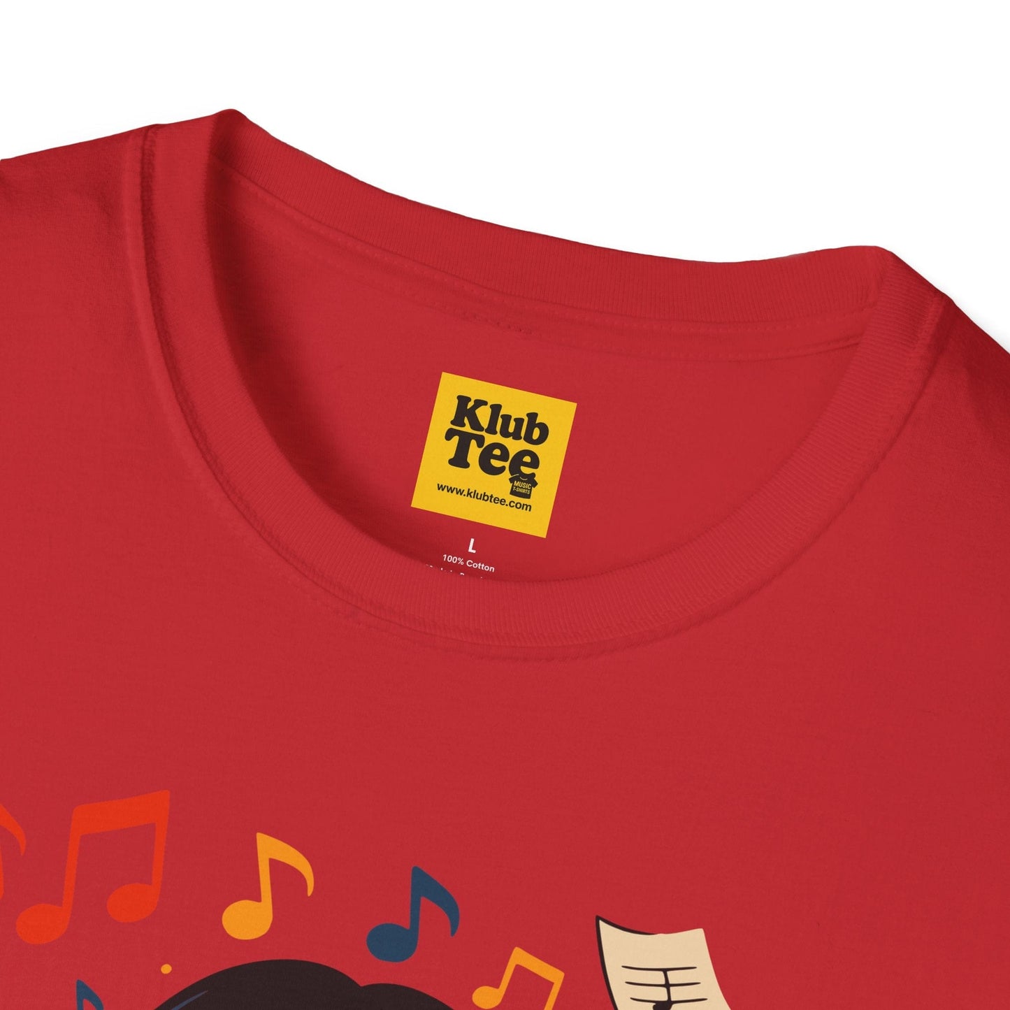 Music Notes & Sheets T-Shirt - Artistic Design