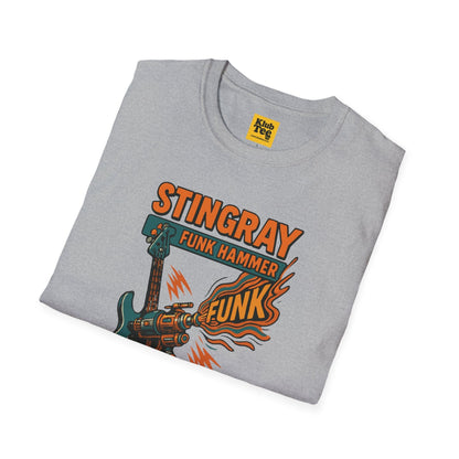 Stingray Funk Hammer T-Shirt - Bass Guitar
