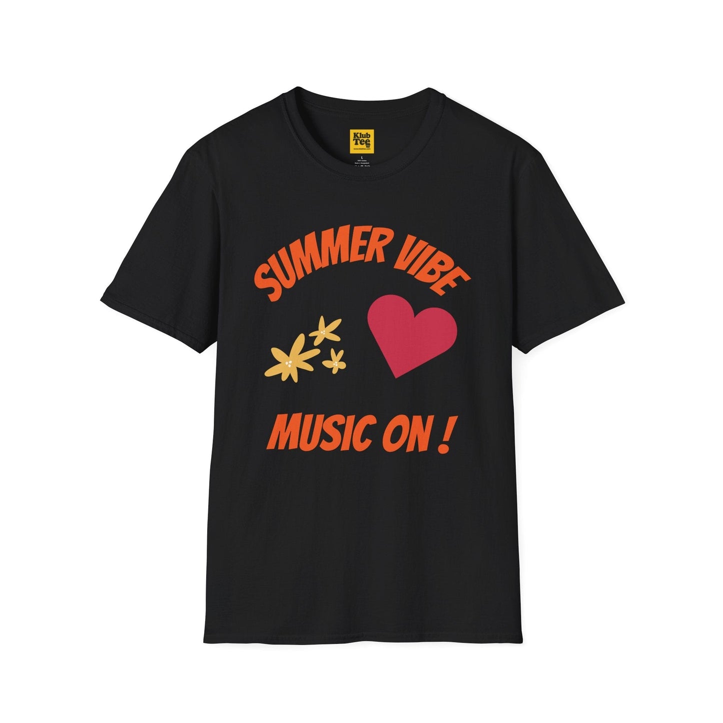 Summer Vibe Music On T-Shirt - Seasonal