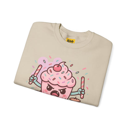 Frosted Fury Sweatshirt - Cute Dessert Graphic Tee