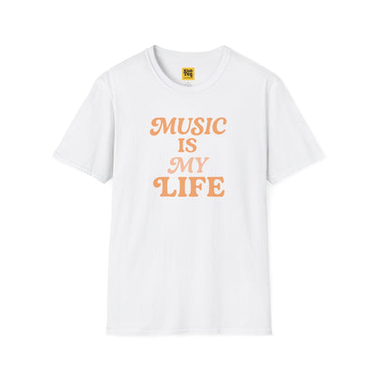 Music Is My Life T-Shirt - Retro Style