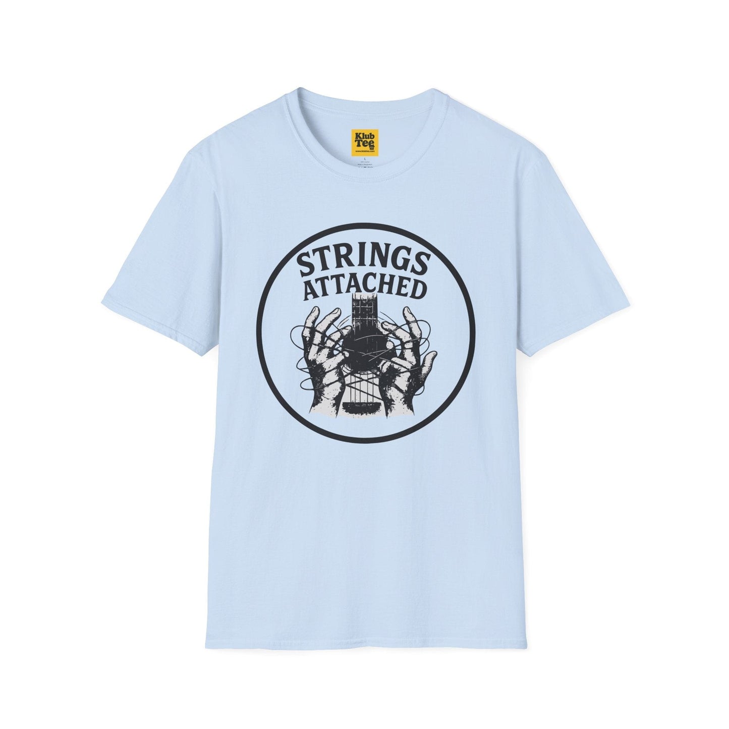 Strings Attached T-Shirt - Guitar Humor