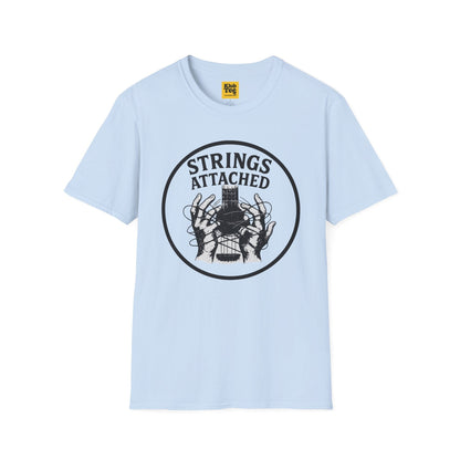 Strings Attached T-Shirt - Guitar Humor