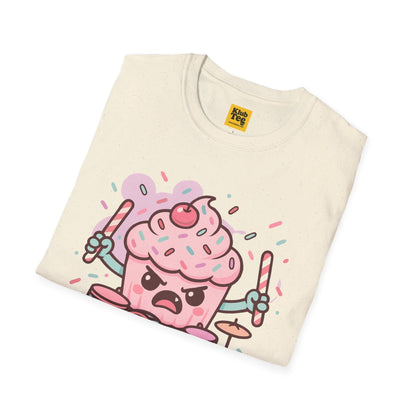 Frosted Fury Cupcake Drummer T-Shirt