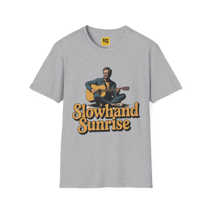 Slowhand Sunrise Guitarist T-Shirt | Vintage Clapton Tee