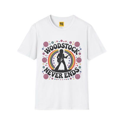 Woodstock Never Ends T-Shirt | Retro Guitar Festival Tee