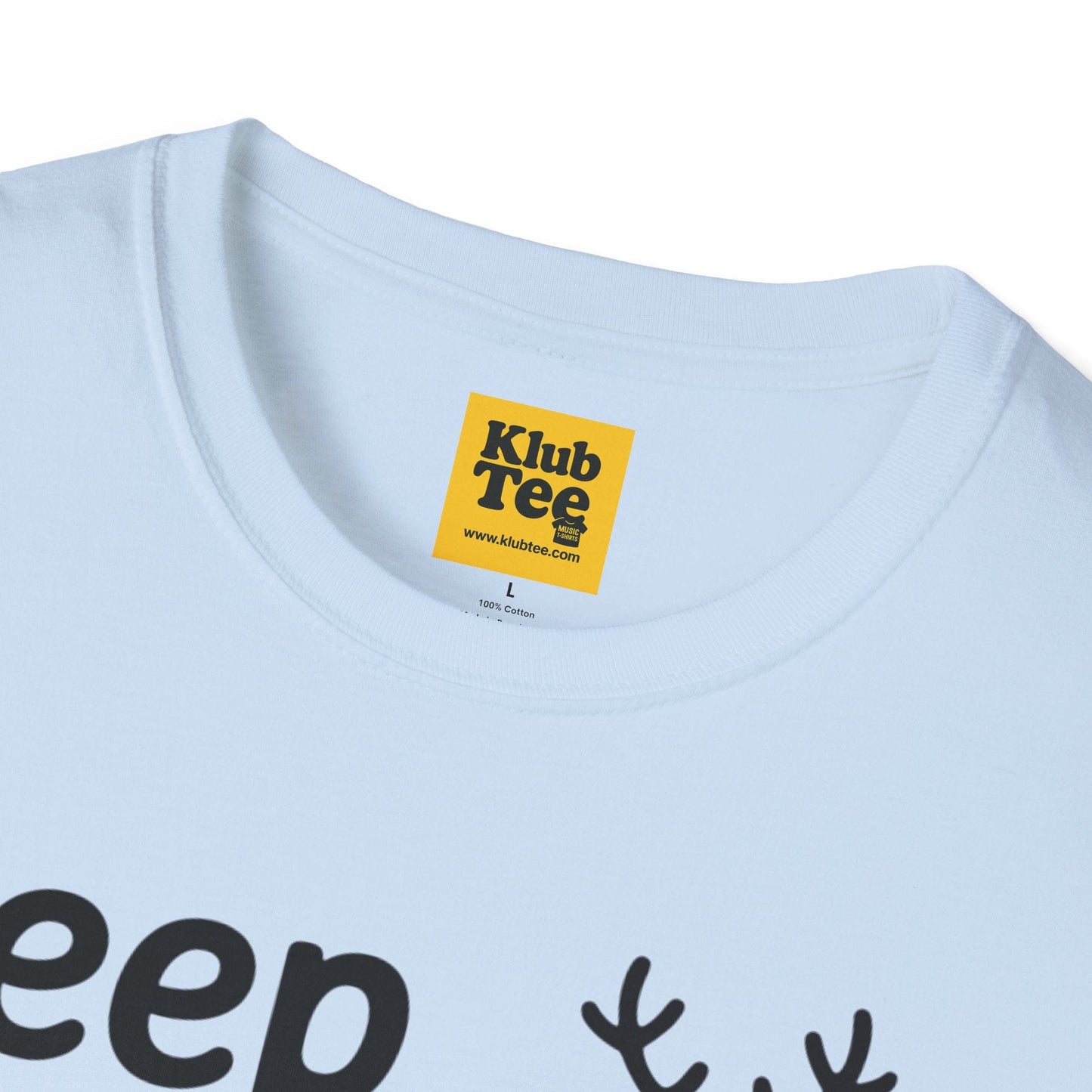 Keep Calm and Strum On Christmas T-Shirt - Reindeer