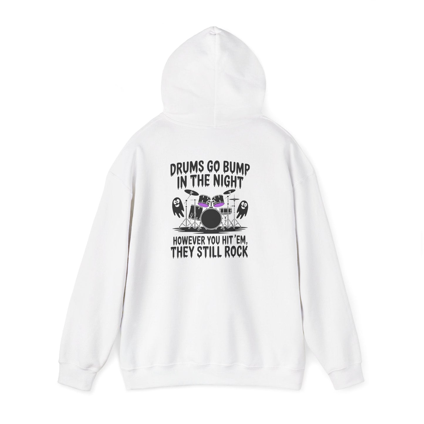 Halloween Pumpkin Drums Hoodie - Spooky Design