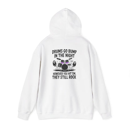 Halloween Pumpkin Drums Hoodie - Spooky Design
