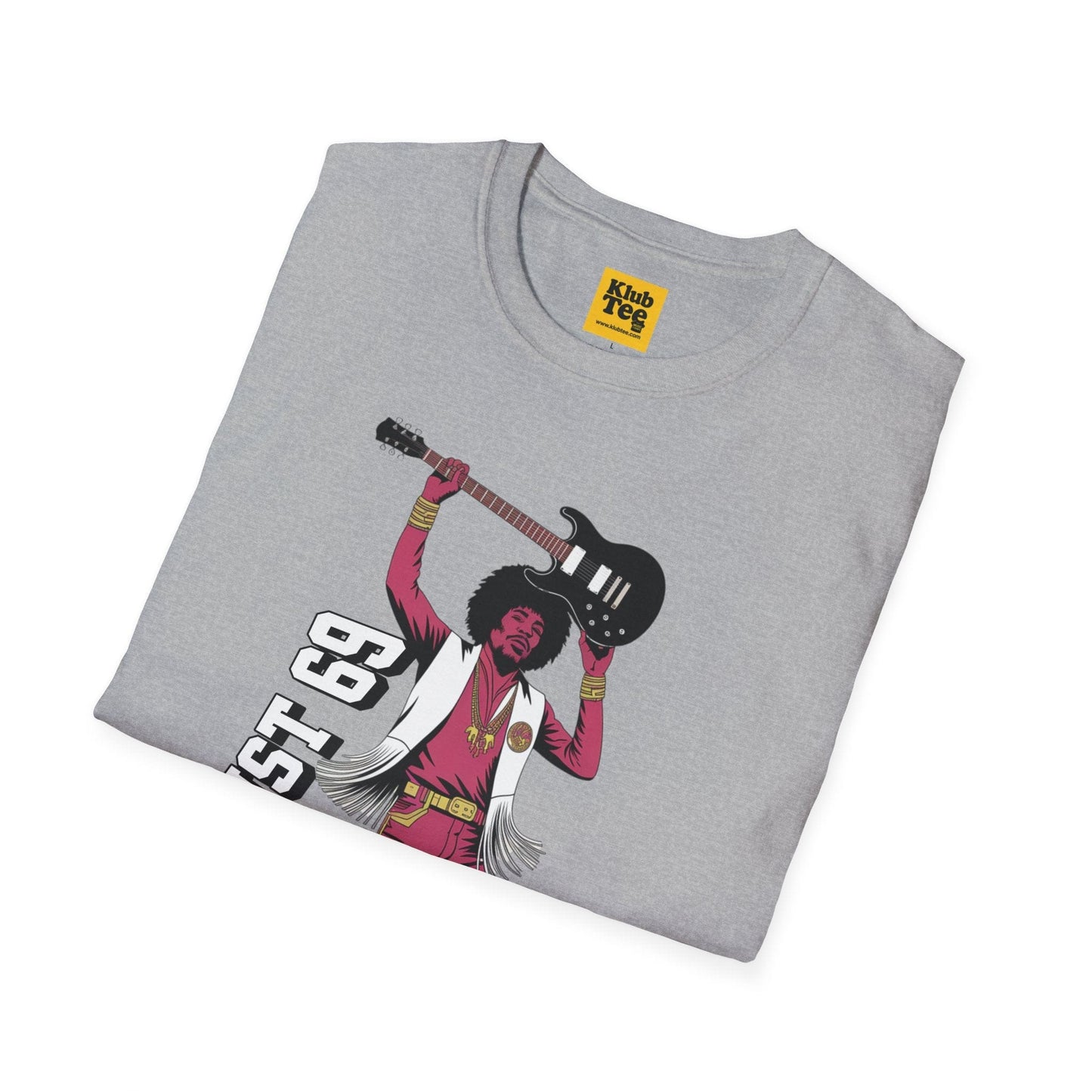 August 69 Guitar Rock Tee | Retro Musician Graphic