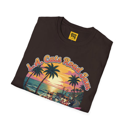 Retro LA Beach Vibes T-Shirt - Summer Vacation Tee